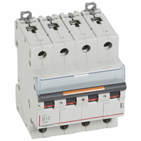 Legrand 409741 Mcb Dx3 4P B10A 25Ka afbeelding 2