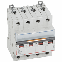 Legrand 409744 Mcb Dx3 4P B25A 25Ka afbeelding 2