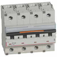 Legrand 409751 Mcb Dx3 4P B125A 25Ka afbeelding 2