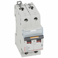 Legrand 409769 Mcb Dx3 2P C20A 25Ka afbeelding 2