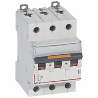 Legrand 409780 Mcb Dx3 3P C10A 25Ka afbeelding 2
