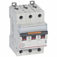 Legrand 409783 Mcb Dx3 3P C25A 25Ka afbeelding 2