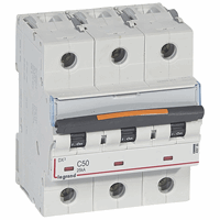 Legrand 409786 Mcb Dx3 3P C50A 25Ka afbeelding 2