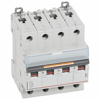 Legrand 409792 Mcb Dx3 4P C6A 25Ka afbeelding 2
