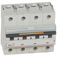 Legrand 409800 Installatieautomaat Dx3 4P C63 afbeelding 2