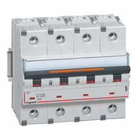Legrand 409803 Mcb Dx3 4P C125A 25Ka afbeelding 2