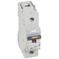 Legrand 409808 Mcb Dx3 1P D20A 25Ka afbeelding 2