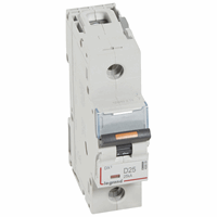Legrand 409809 Mcb Dx3 1P D25A 25Ka afbeelding 2
