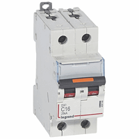 Legrand 409820 Mcb Dx3 2P D16A 25Ka afbeelding 2