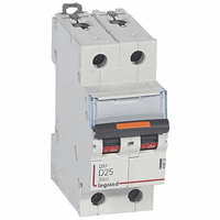 Legrand 409822 Mcb Dx3 2P D25A 25Ka afbeelding 2
