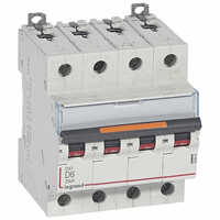 Legrand 409844 Mcb Dx3 4P D6A 25Ka afbeelding 2