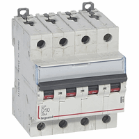 Legrand 409845 Mcb Dx3 4P D10A 25Ka afbeelding 2
