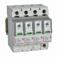 Legrand 412223 Oversp. T2-4P-20Ka 1.2kv-320V afbeelding 2