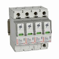 Legrand 412233 Oversp. T2-4P-40Ka 2.1kv-440V afbeelding 2