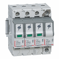 Legrand 412247 Oversp.T2-3P+N-40Ka 1.2kv-320V afbeelding 2