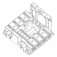 Legrand 422589 Losk. Achteraansl.4P Dpx31600 afbeelding 2