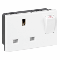 Legrand 572130 Arteor WCD+Schak Bs13A 3Mod afbeelding 2