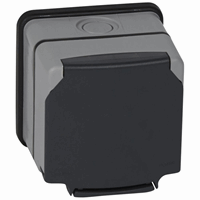 Legrand 684629 Plexo 66 Dubbele Wandcontactdo afbeelding 2