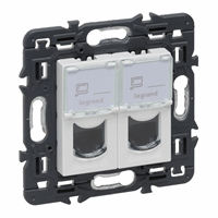 Legrand 741276 Val WCD 2Xrj45 Utp Cat6 Volled afbeelding 2