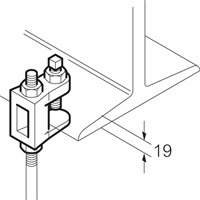 Legrand Fl2 Balkklem Voor M10 Max. 2400N T afbeelding 2