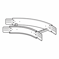 Legrand Pfb80045300G Bochtstuk Thvz B800 H125 45Gr afbeelding 2