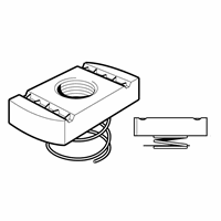 Legrand Pn062S Glijmoer Met Korte Veer Rvs316 afbeelding 2