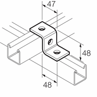 Legrand Sb511 Z-Bevestigingsbeugel Thvz 3-Ga afbeelding 2