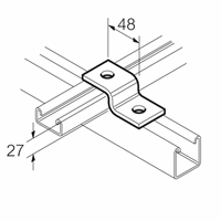 Legrand Sb513 Z-Bevestigingsbeugel Thvz 2-Ga afbeelding 2