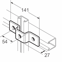 Legrand Sb514 Bevestigingsstrip Omega Thvz 1 afbeelding 2