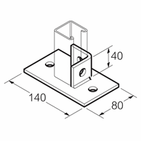 Legrand Sb704 Bevestigings-/Grond-/Plafondpl afbeelding 2