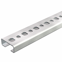 Obo 2061 L 2M Fs Profielrail Geperf Sleufbreedt afbeelding 2