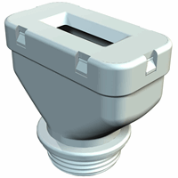 Obo 106 Fl 21 10 31 Wartel Voor Platte Kabel Pg21 afbeelding 2