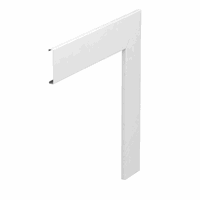 Obo Gs-Otfrw Deksel Vlakke Hoek 80mm RAl 90 afbeelding 2
