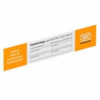 Obo Ks-E De Markeringsplaat Voor Functiebe afbeelding 2