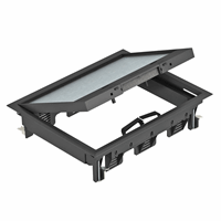 Obo Ges6-2U10T 9011 Inbouweenheid+Sn Gel R9011 afbeelding 2