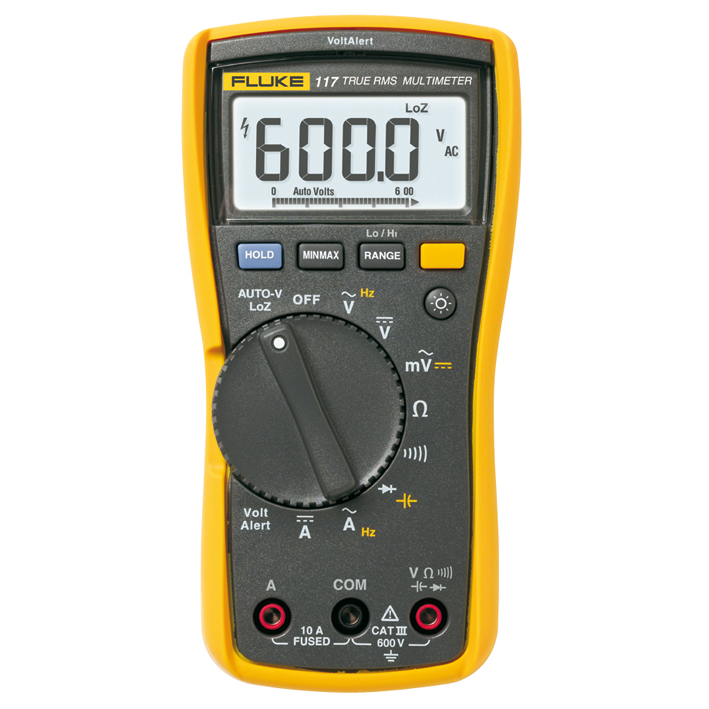 Fluke Fl 117 Eur Multimeter + Meetsnoeren afbeelding 2