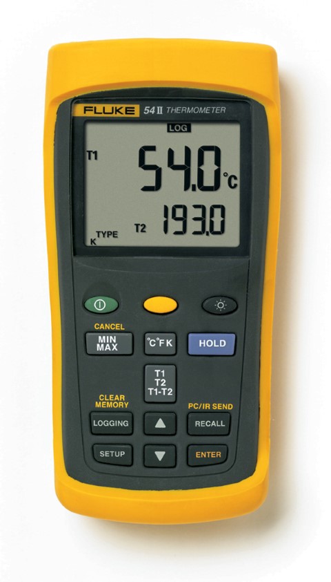 Fluke Fluke-54-2 B 50Hz Digit Thermometer 2Kan afbeelding 2