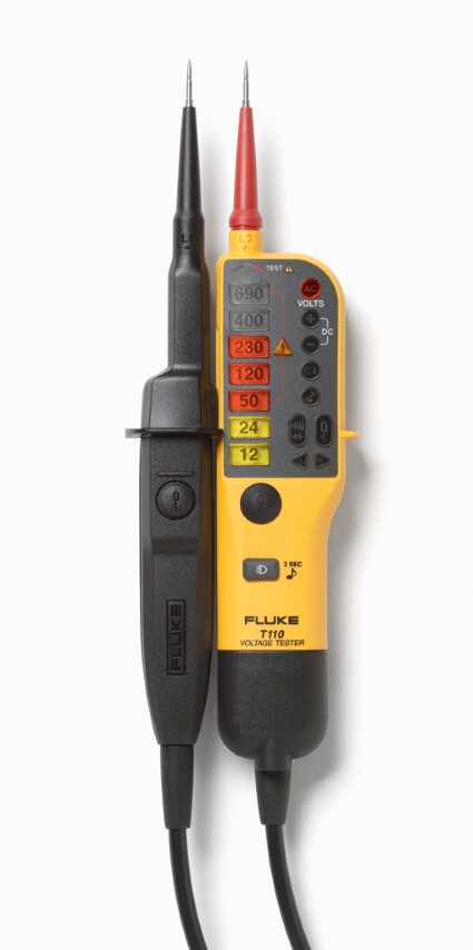 Fluke Fl T110 Spanningstester +Doorbel Schak