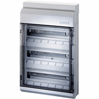 Installatiekast 3x18 mod. incl. deur IP65 PE