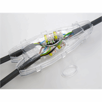 Filoform gietmof Y-aftakmof voor kabels tot 4x2,5mm