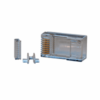 RJ45 connector Cat.6 unshielded "doorvoer" massief