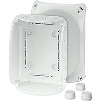 Hensel Dk 1600 G Kabeld Ip66 210X155X92mm Leeg afbeelding 2