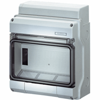 Installatiekast 9 mod. incl. deur IP65 PE
