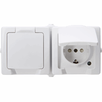 Kopp 137002003 WCD 2V RA Deks Ip44 Hor Wt