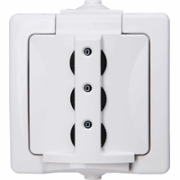 Kopp 955002016 WCD RA Deks Comb Sl Ip44 Wt afbeelding 2
