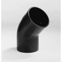 vacurain pvc slagvaste bocht 40 mm lijmmofspie groen 45 afbeelding 2