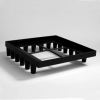 hwa abs bladvangertegeldrager 300x300 mm 45 zwart afbeelding 2