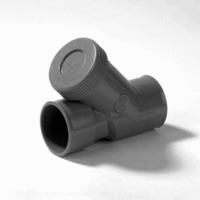 pvc terugslagklep met reinigings ontstoppingsmogelijkheid 40 mm grijs afbeelding 2
