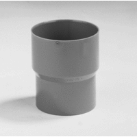 pvc verloopstuk van hwa op riool 80x75 mm grijs afbeelding 2