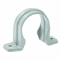 pvc omegazadel 40 mm grijs